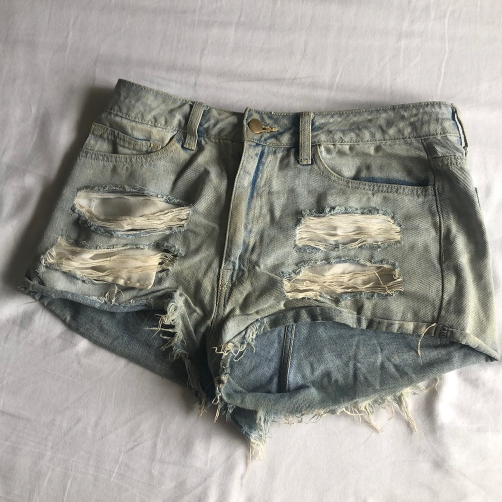 Shorts with rips